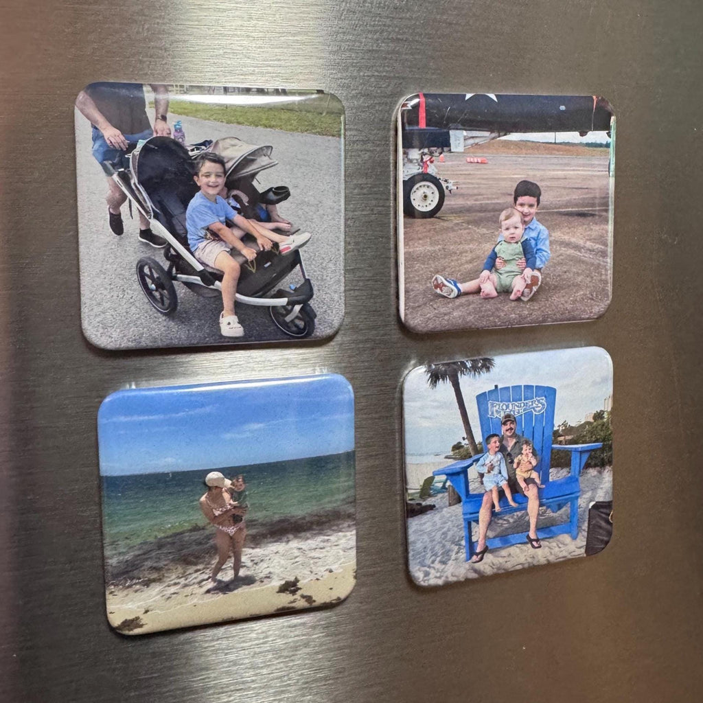 Custom 2" Square Photo Magnets