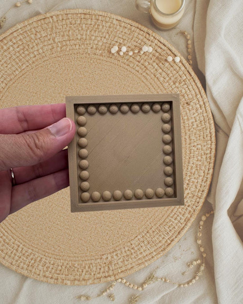 Beaded Square Mini Frame