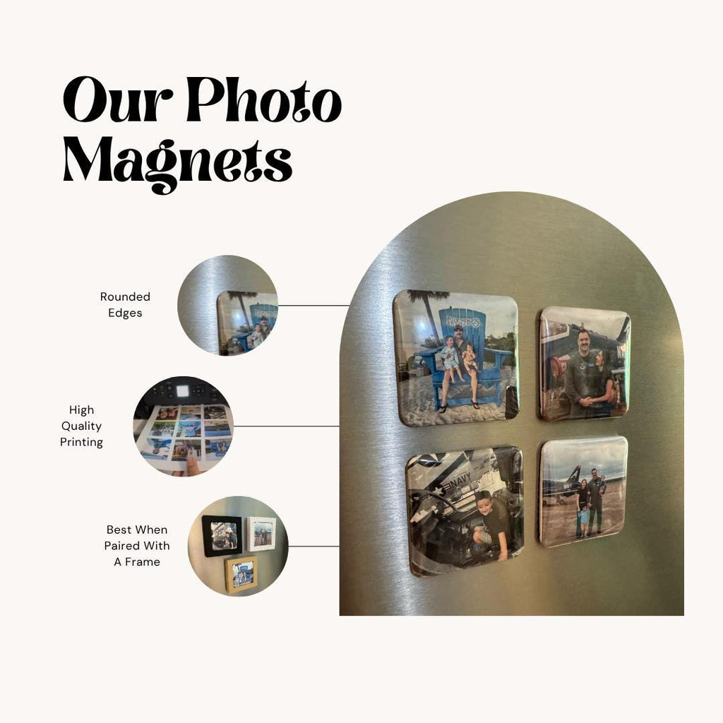Custom 2" Square Photo Magnets